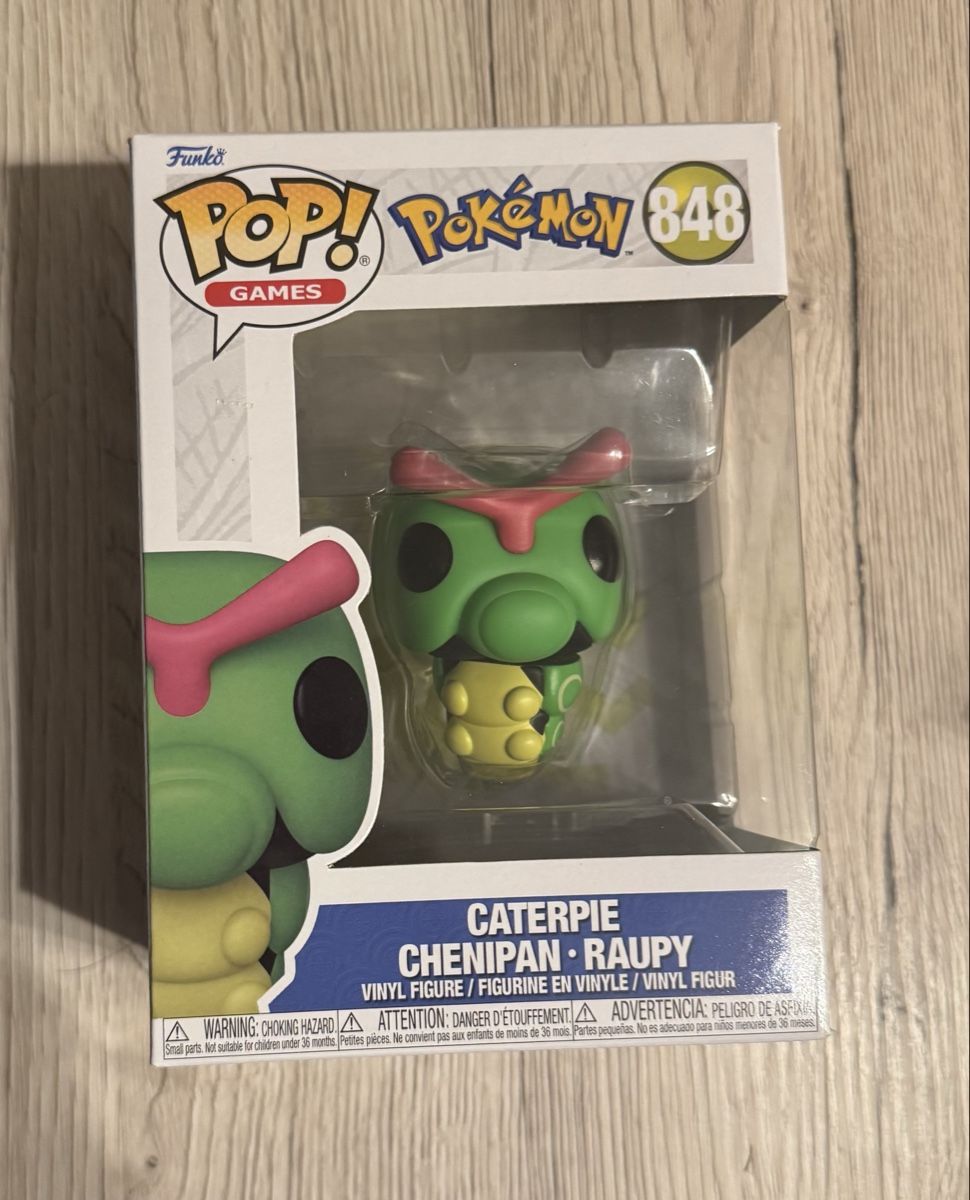 Funko Statuette: Funko Pop Pokémon Chenipan Neuf – Nuovo e nell'imballaggio originale da Lausanne venduto da KantoSuisse