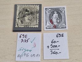 Stehende 69E.3.25/II, signiert, Top Kat, ab 1.-