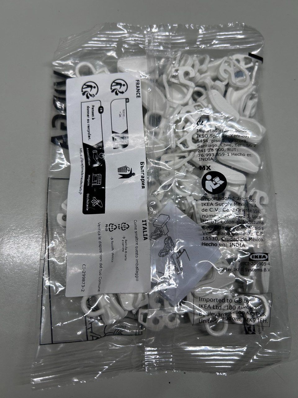 Ikea Altro per la casa: Pattini e ganci VIDGA – Nuovo e nell'imballaggio originale da Giubiasco venduto da LorisVale 3
