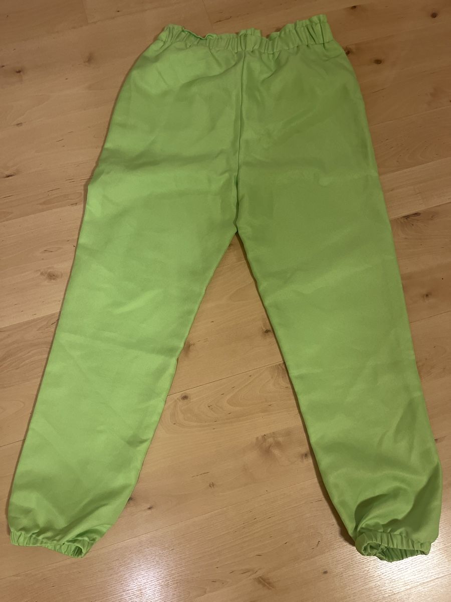 Pantaloni: Neon grüne Stoffhose Gr. S 34 – Usato da Kaisten venduto da Wavechip 5