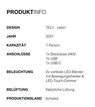 Scrivanie: GIRSBERGER Bürobox Tely.cabin – Usato da Zuchwil venduto da Bluejay79 8