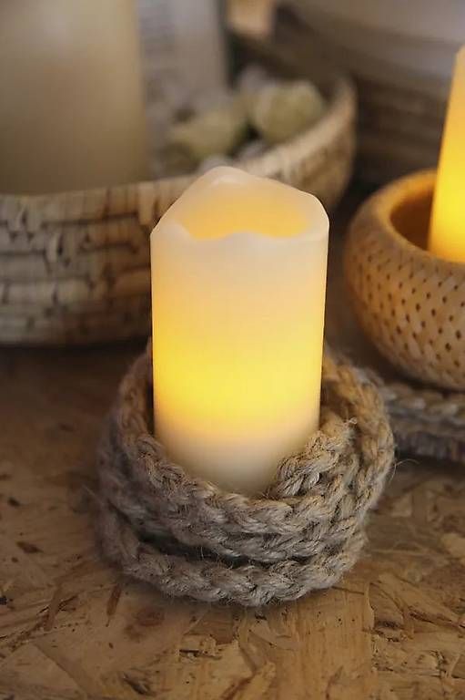Candele: LED Kerze 2er Pack Indoor, Weiss, 6cm Höhe, Timerfunktion – Usato da Aesch BL venduto da maerktplatzcom 3