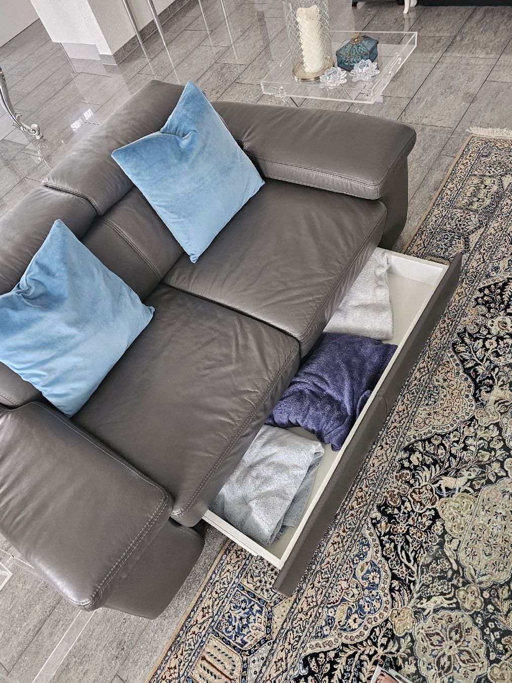 Divani: Ledersofas mit Stauraum – Usato da Obergerlafingen venduto da Deluxepoint 4