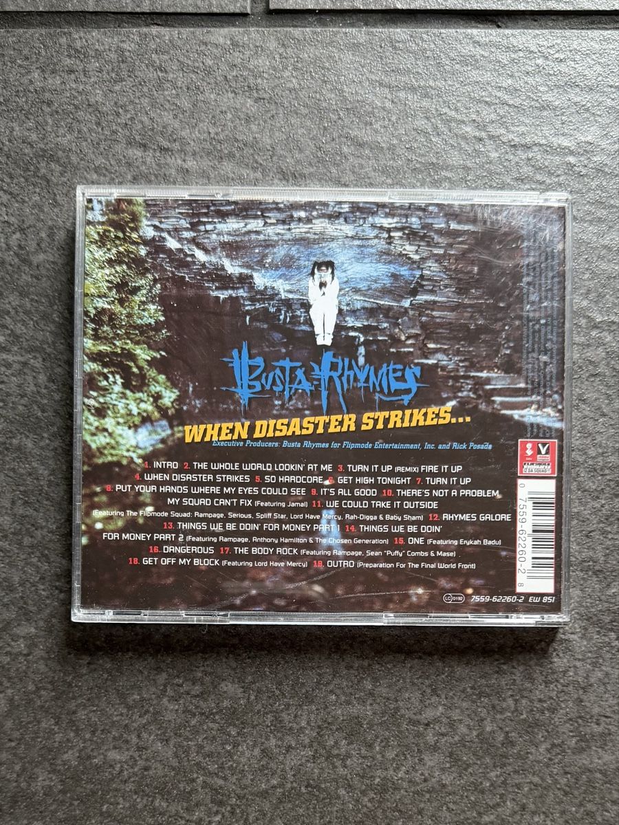 CDs: Busta Rhymes When Disaster Strikes CD – D'occasion à Zürich par cENS0R 1
