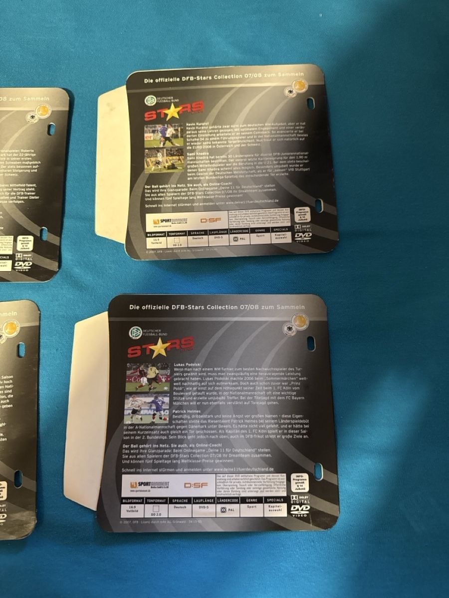 Tutti i DVDs: DFB-Stars Collection 07/08 - DVD Set mit 6 DVDs – Usato da Basel venduto da Gamebeard 3
