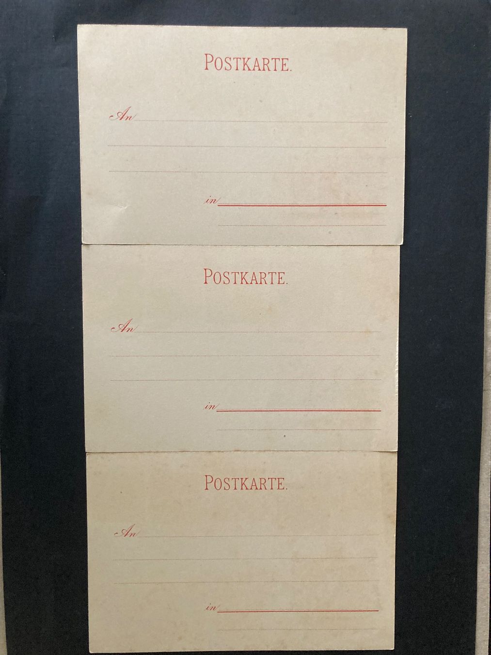 Cartoline postali: Alt-Deutschland, 3 Postkarten – Usato da Domat/Ems venduto da Lareina2015 1