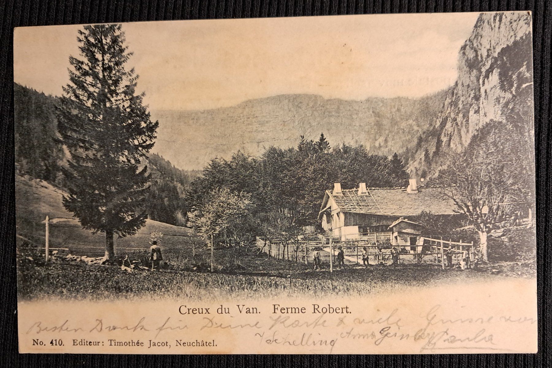 Cartes postales: CREUX DU VAN 1904 - ANIMEE – D'occasion à Ponto Valentino par giorgia06