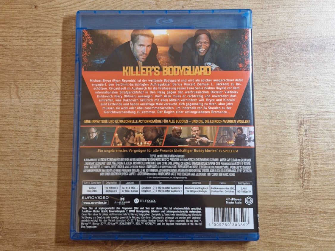 Tutti i DVDs: Killer's Bodyguard (2017) – Usato da Pfungen venduto da Whitie 1