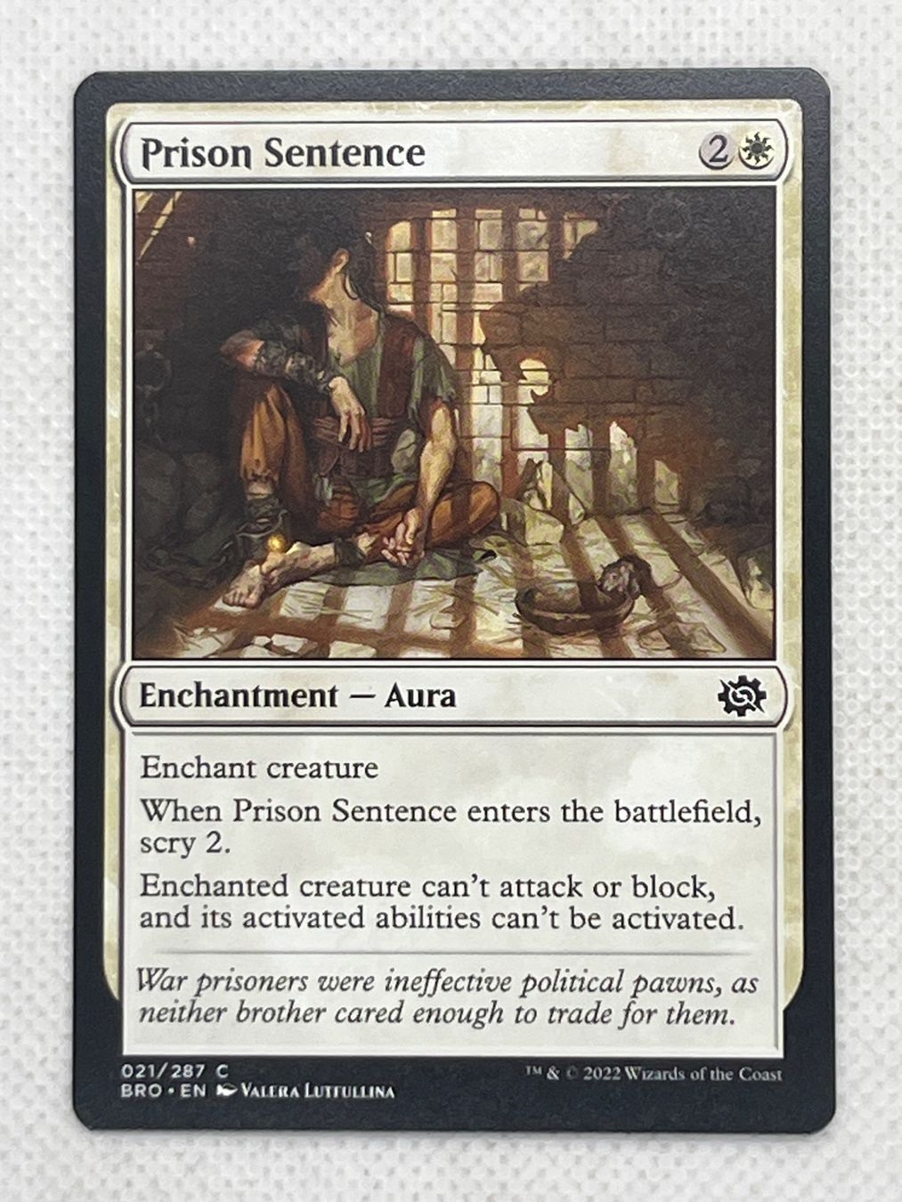 Magic The Gathering Carte collezionabili: Magic: The Gathering "Prison Sentence" Karte – Usato da Hinterkappelen venduto da Kim1992