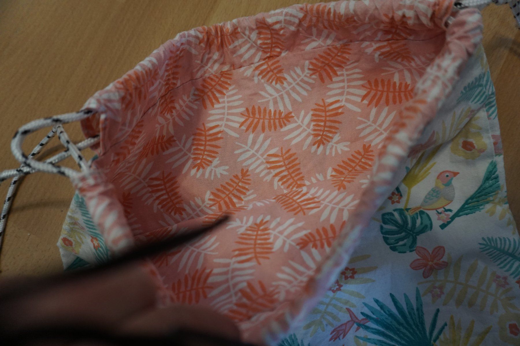 Kindertaschen: Sommerlicher Turnbeutel, selbstgemacht, – Gebraucht aus Zürich von einalemjena 3