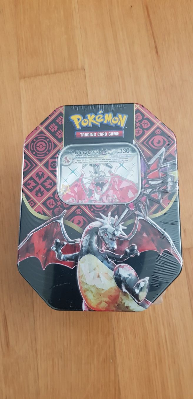 Pokémon Carte collezionabili: Pokemon Tin Box Glurak – Nuovo e nell'imballaggio originale da Müllheim Dorf venduto da Randy026