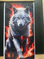 Aufkleber Mittelsäule Wolf