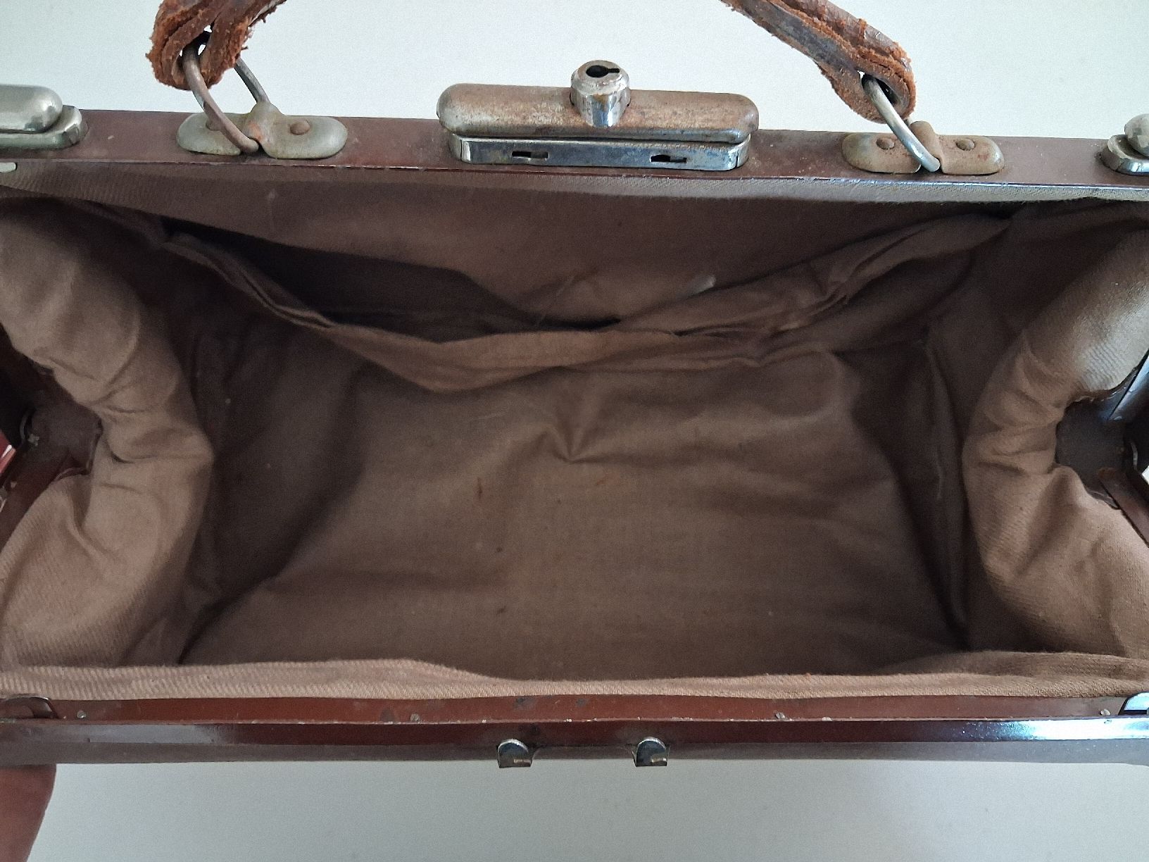 Valigie: Koffer braun Leder Vintage – Usato da Zollikon venduto da Schurti83 2