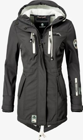 Marikoo Softshell Parka Zimtzicke, Grau, Grösse 38