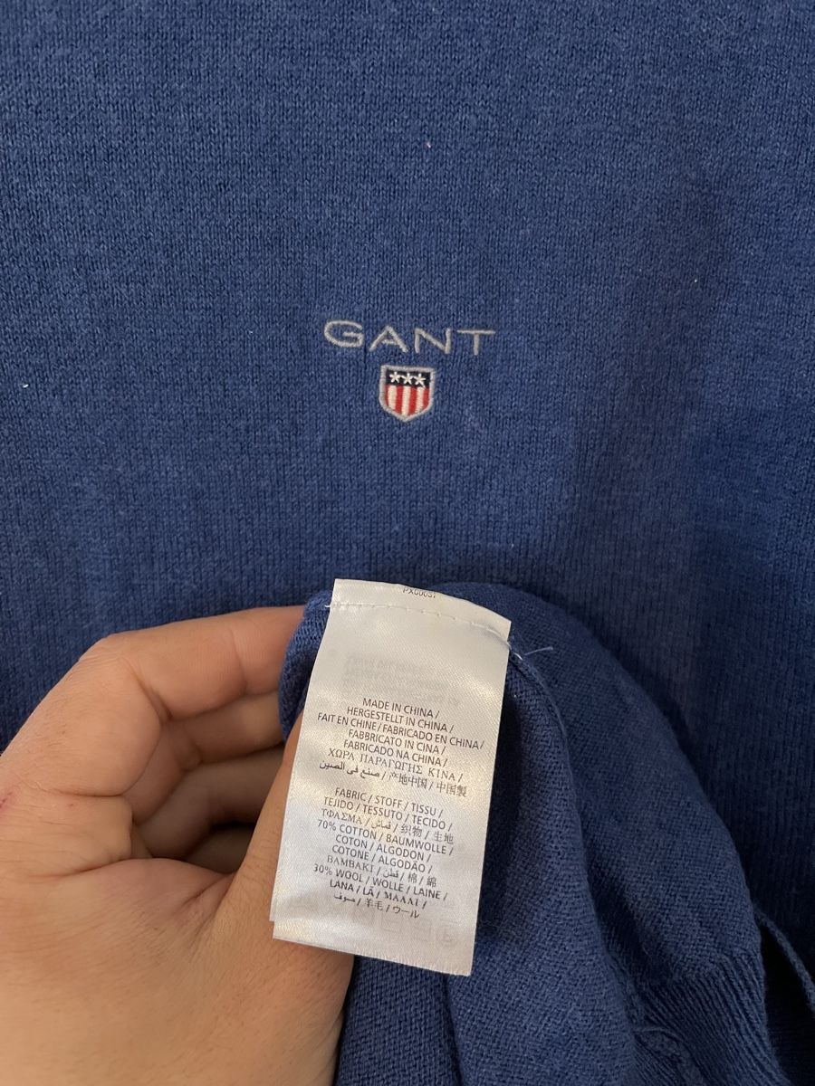 Gant Magliette Polo: GANT Pullover XL, wool! , Blau, elegant, oryginal, y2k – Usato da Wetzikon ZH venduto da Jan_wojt 3