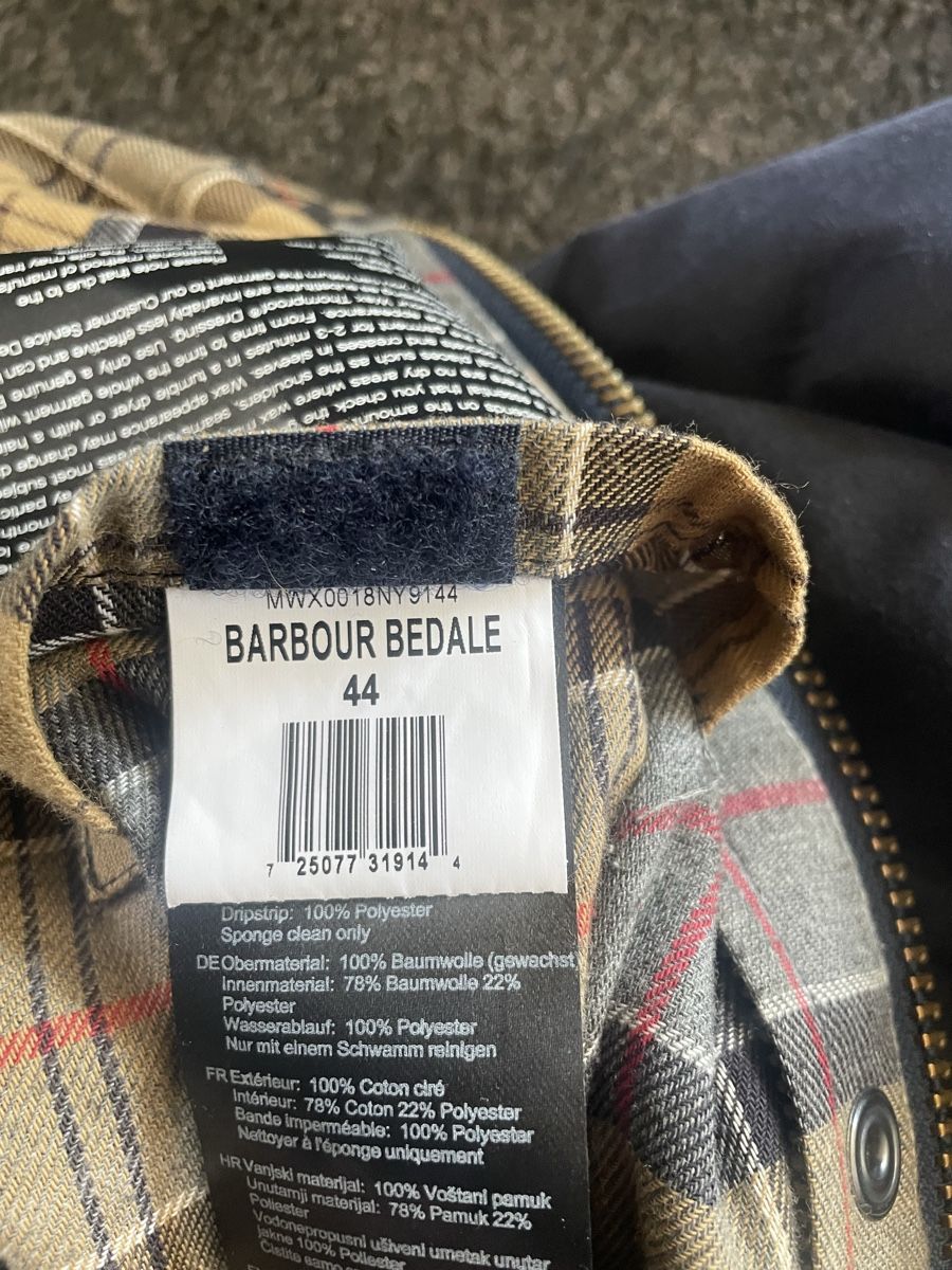 Barbour Giacche: Barbour Bedale Jacket Navy Parka – Usato da Stäfa venduto da Phphch 7