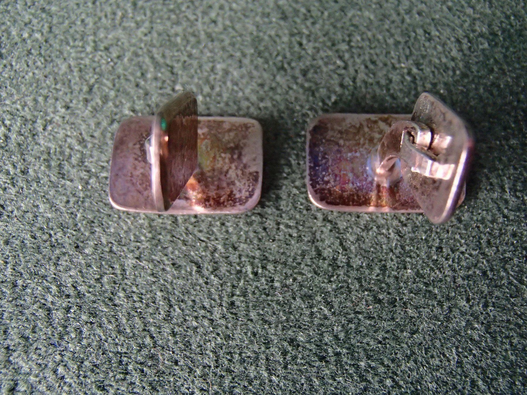 Gemelli: echt Silber Vintage Manschettenköpfe – Usato da Schöfflisdorf venduto da pullux 3