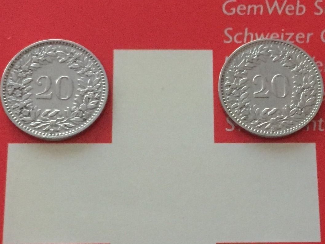 Tutti le monete: 20 Rappen: 2x1912+2x1913 – Usato da Elsau venduto da herbybay 4