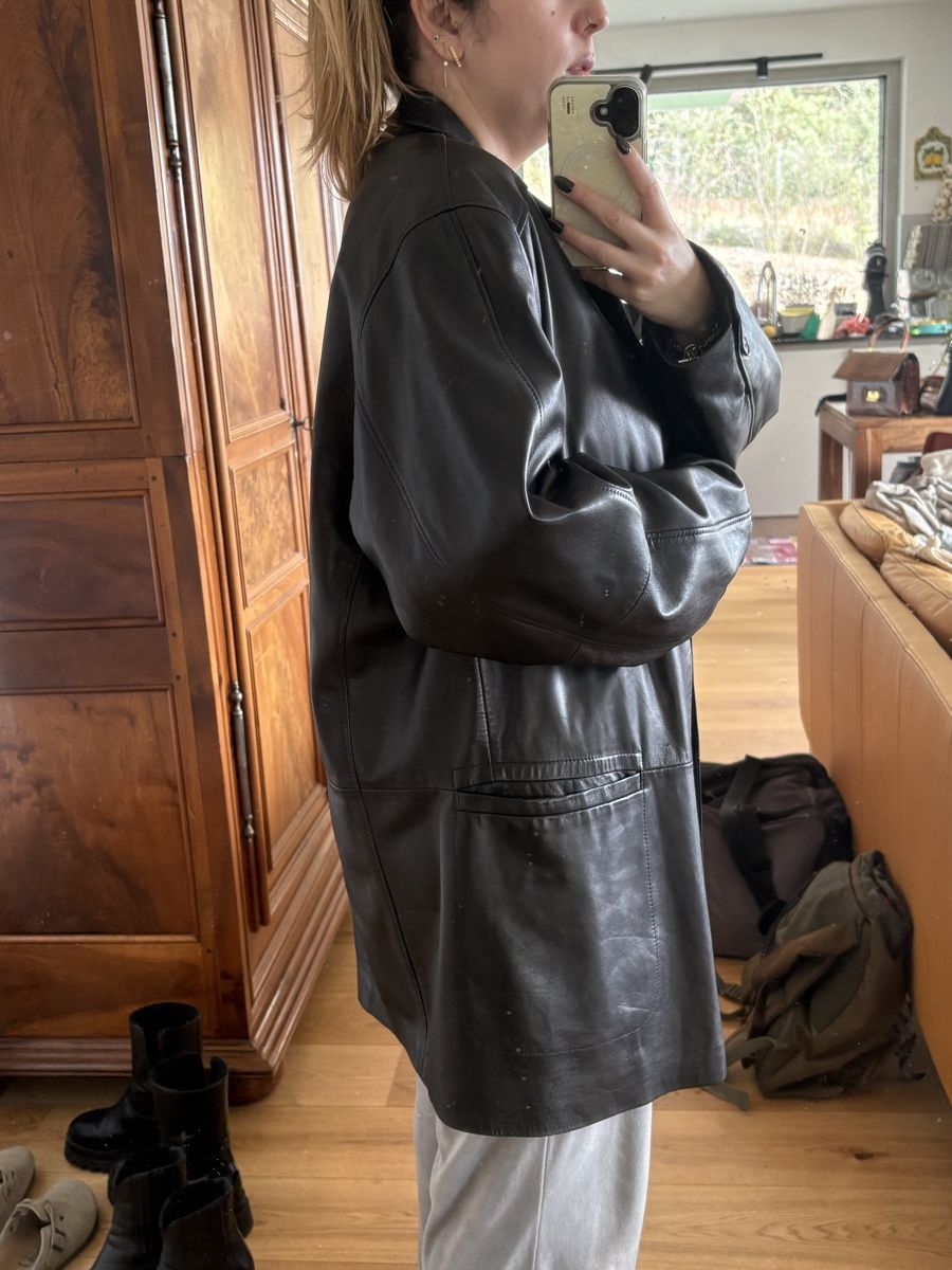 Jacken: Super soft Vintage leather jacket size 54 seen on size 40 – Neu (gemäss Beschreibung) aus Prilly von mai_ktw8 3