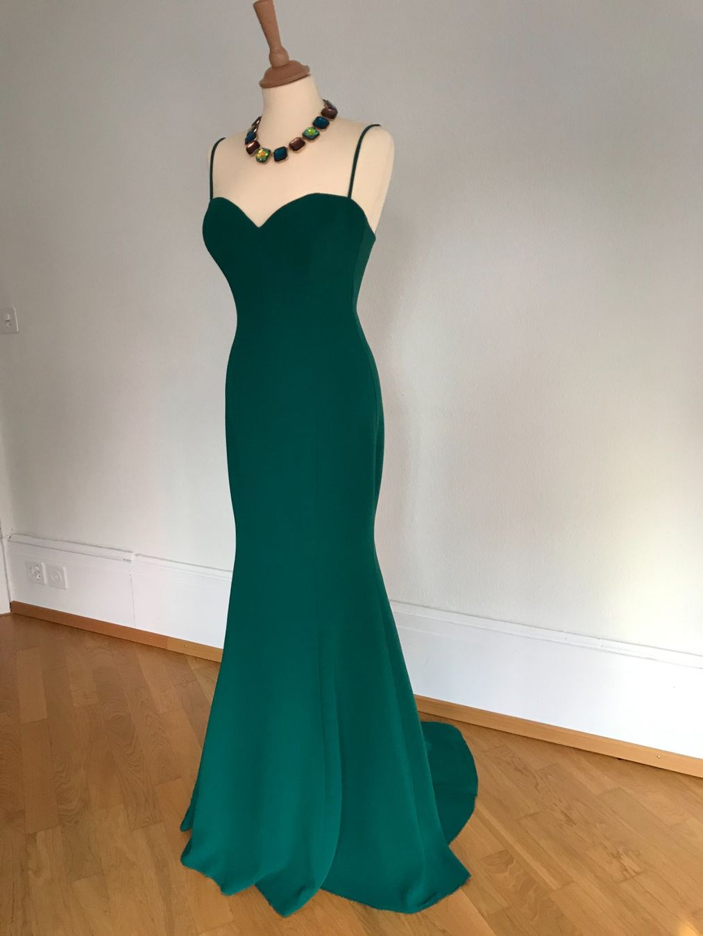 Vestiti: Abendkleid in Dunkelgrün – Nuovo (secondo la descrizione) da Zürich venduto da y.guenes 2