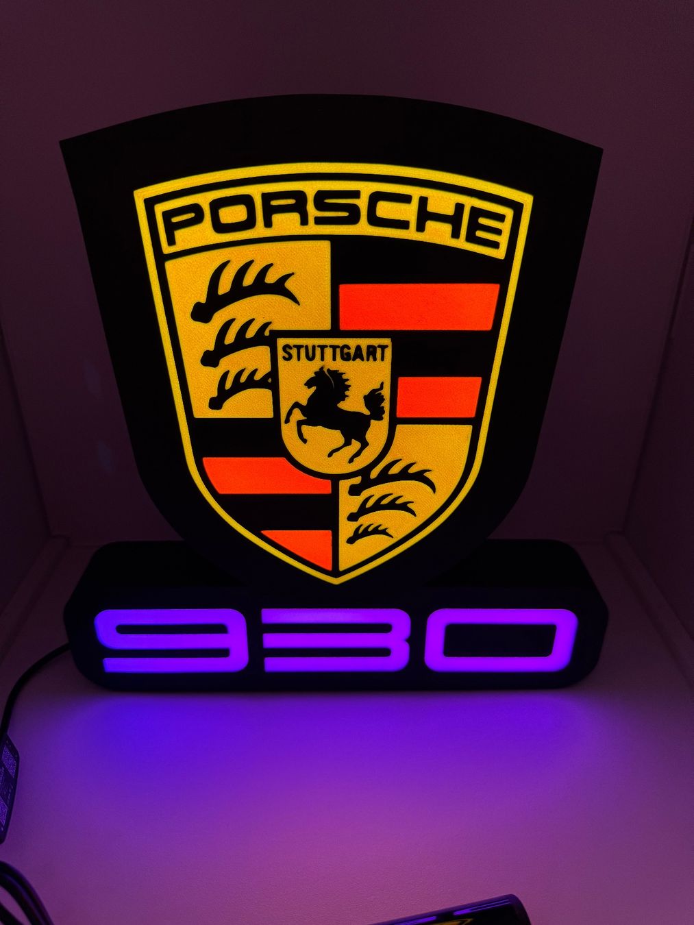 Lampade: Lightbox lumière led Porsche 930 – Nuovo (secondo la descrizione) da Vicques venduto da PAMB3D 7