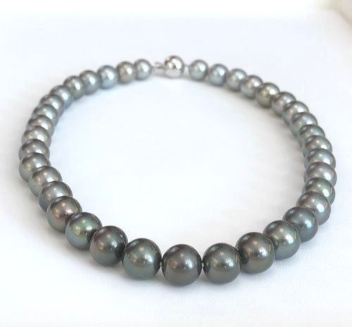 Perle (finte): Collier: Tahiti-Perlen 12-14mm, 4.850,- – Nuovo e nell'imballaggio originale da Zürich venduto da juwelier-damken 1