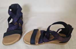 Graceland Sandalen – Dunkelblau/Lila – Gr. 31