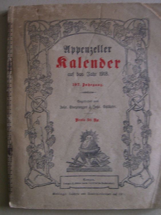 Appenzeller Kalender 1918  Kaufen auf Ricardo