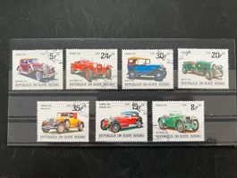 1984 Guine Bissau Old Cars   Satz gest.   (A575)