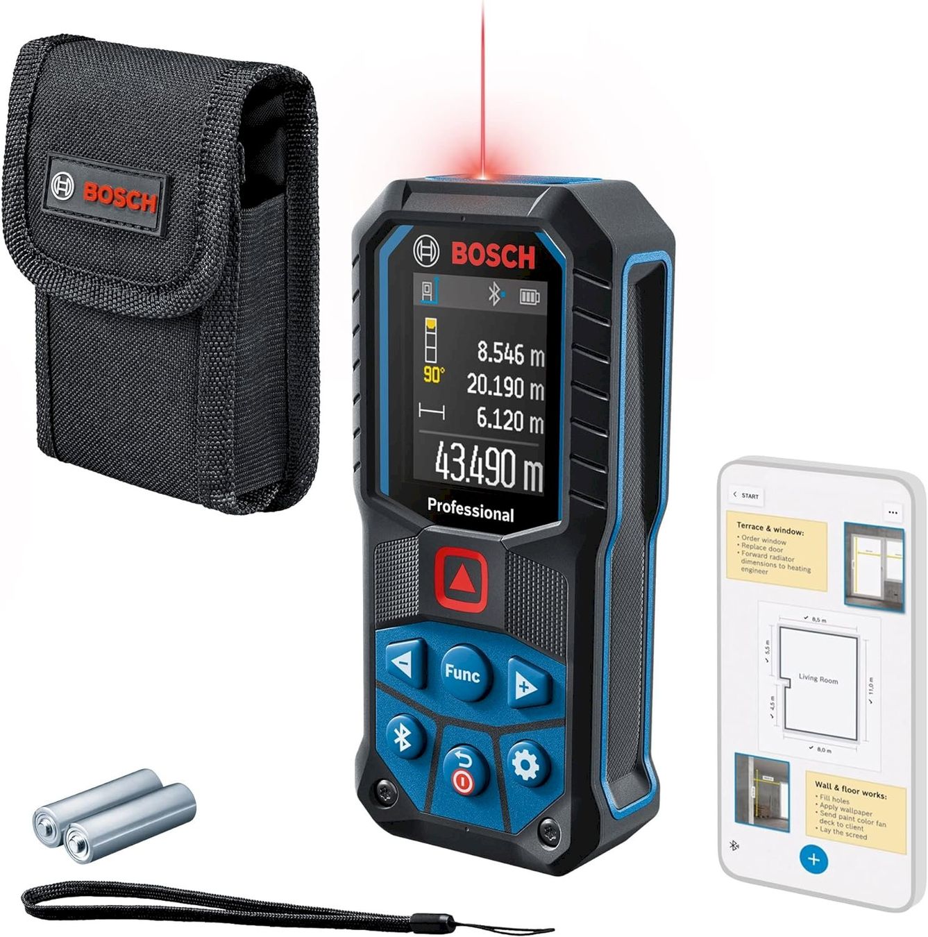 Mesurer: Bosch GLM50-27C Laser-Entfernungsmesser – Neuf avec emballage d'origine à Bottighofen par zaap