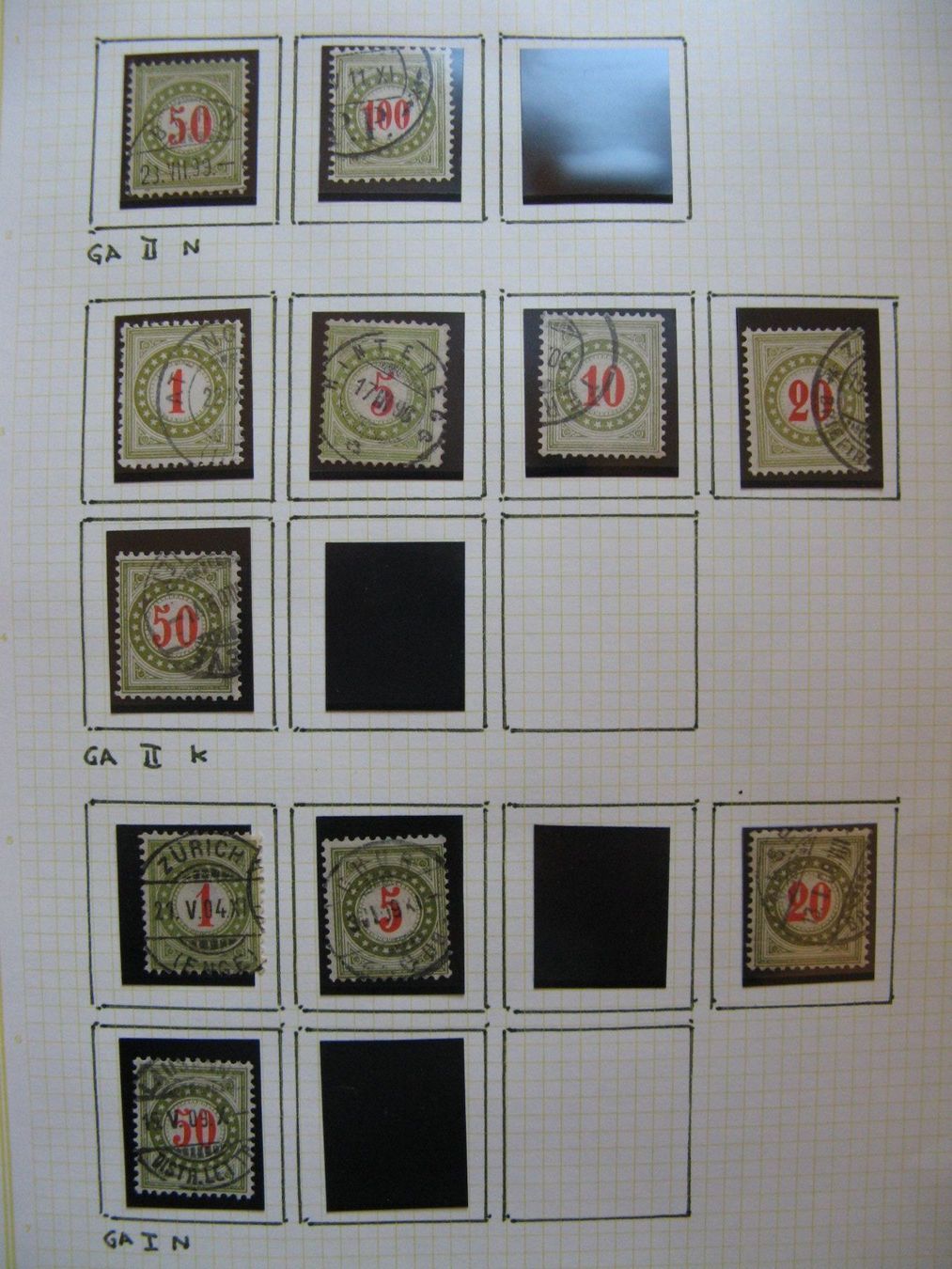 Alle Briefmarken: Portomarken, Lot 4 - Fundgrube? – Gebraucht aus Frauenfeld von Interessent1 6