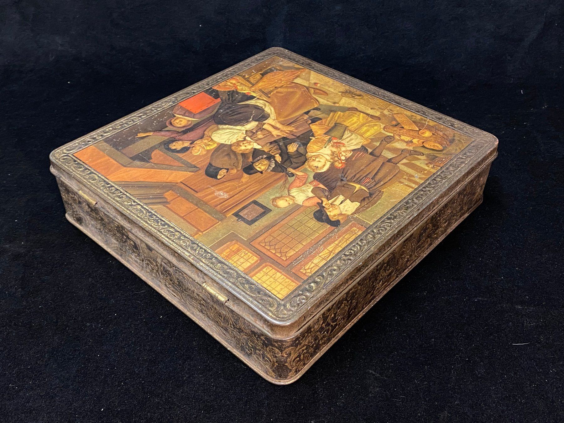 Barattoli: Vintage Blechdose "Oulevay SA", Made in Belgium – Usato da Schaffhausen venduto da VintageCity 3