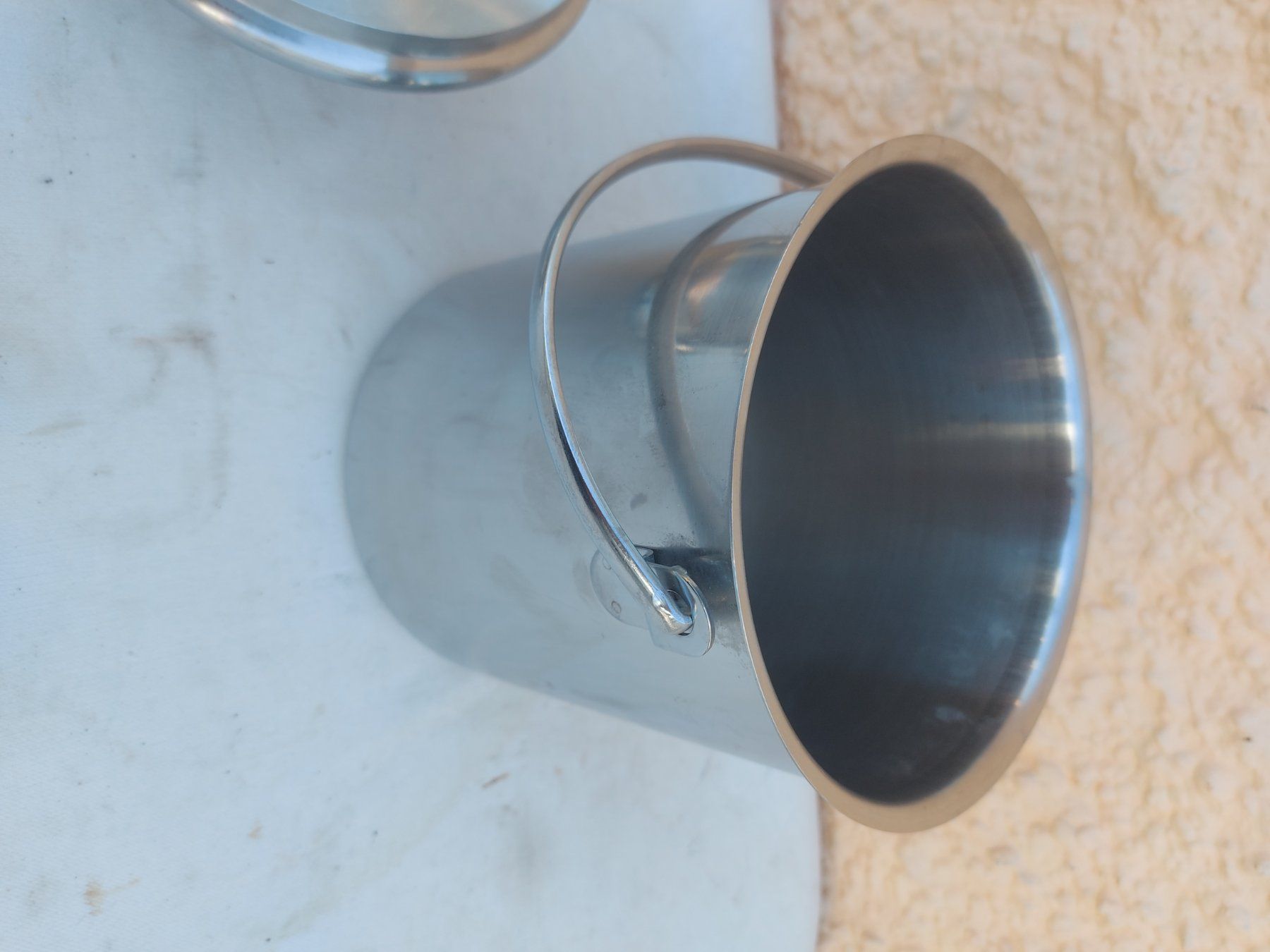 Sonstiges für Haushalt & Wohnen: Edelstahl Eimer mit Deckel;  Milchkessel 3,5Liter – Gebraucht aus Rheinau von profitronic.shop 6