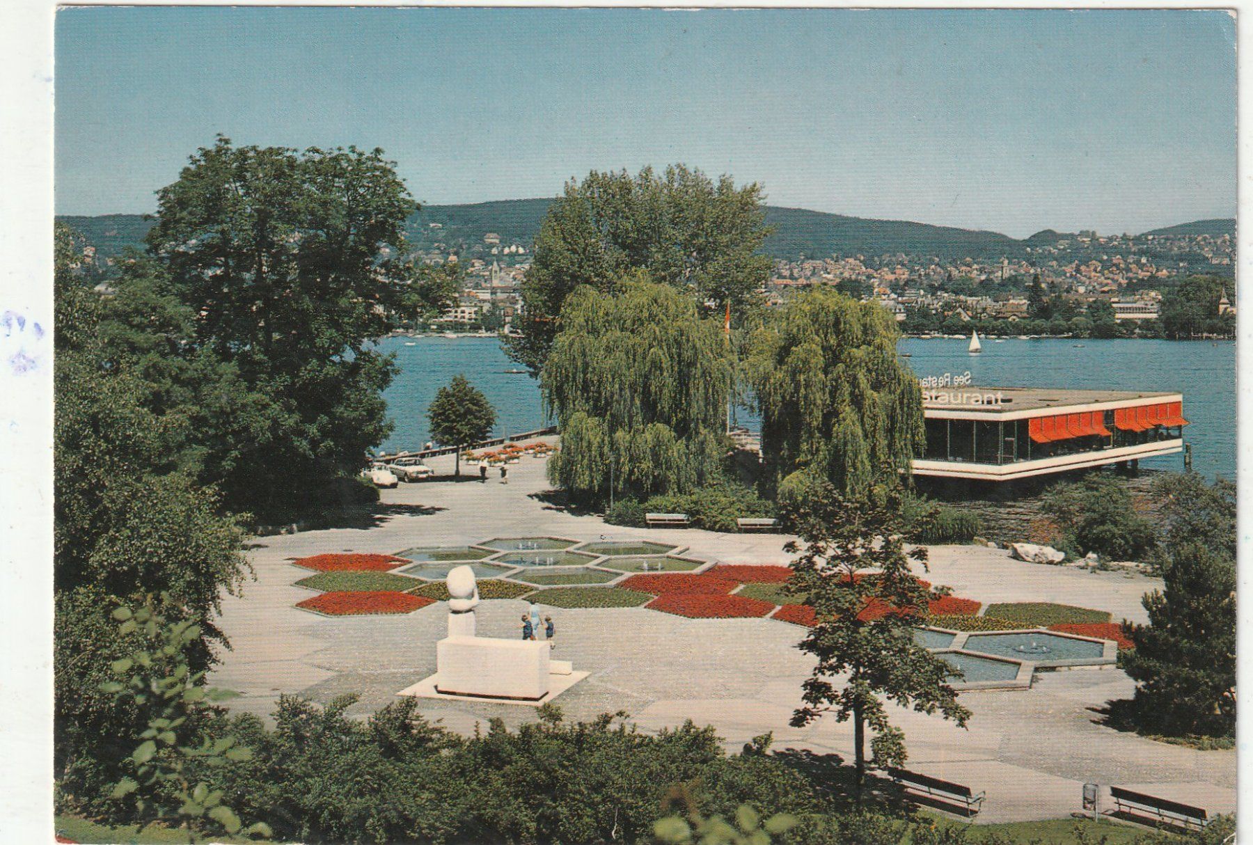 Ansichtskarten: Zürich Seerestaurant – Gebraucht aus Lumbrein von made02