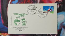 CL36 Enveloppe + Timbre Suisse - Theme Aviation 1980