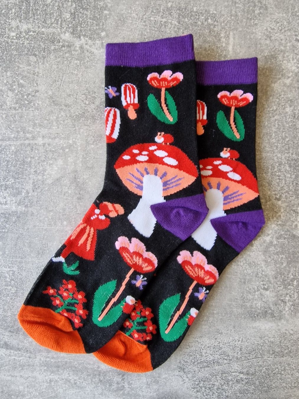 Calze: Socken Pilze – Nuovo e nell'imballaggio originale da Winterthur venduto da andrekeller95