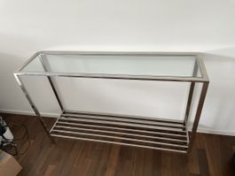 Konsolentisch Glas & Chrome