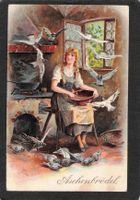 #Prägekarte Aschenbrödel , gel. 1909 Cham - Zürich