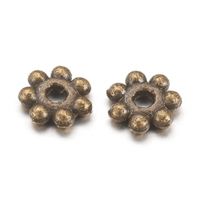 Rondellen Daisys bronze 4x1mm 50 Stück
