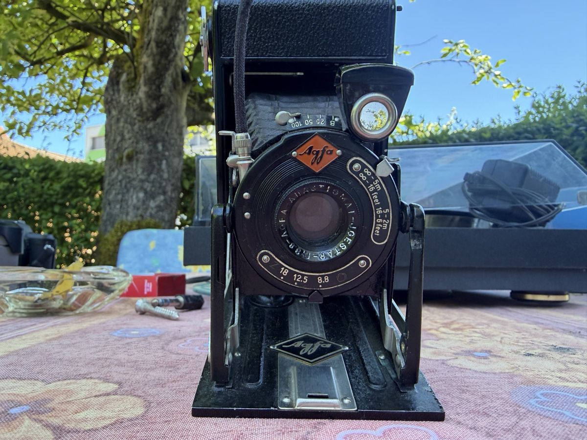 Agfa Fotocamera: Agfa Anastigmat JGESTAR F 8.8 Klappkamera – Usato da Trimbach venduto da ELITA-5 4