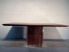 Neue Tisch, Nussbaum Massiv mit Geheimes Fach