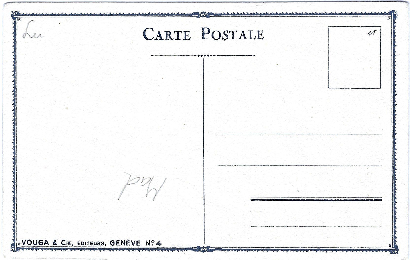 Cartoline postali: 5 Künstler-Postkarten  von  Genf – Usato da Bütschwil venduto da Jackson1A 7