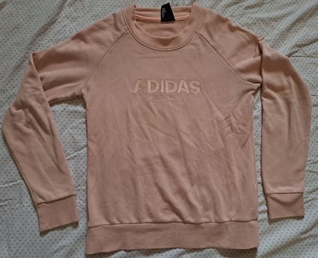 ADIDAS Pullover Grösse S pfirsichfarben