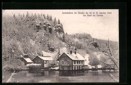 Les Brenets, Inondation du Doubs du 20 e