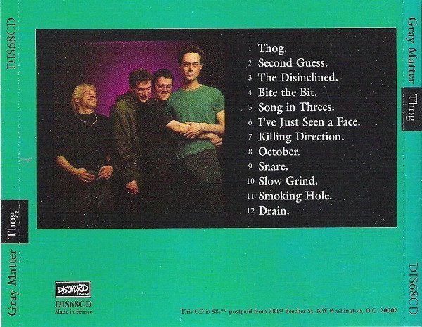 CD: Gray Matter – Thog – Usato da St.Gallen venduto da jalamusic 2
