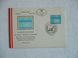 Oesterr. 1970 FDC 25 Jahre Vereinte Nationen MiNr. 1347