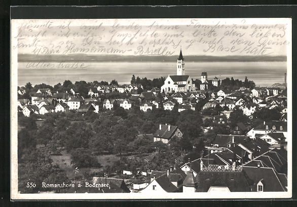 Ansichtskarten: Romanshorn a. Bodensee, Teilansicht mit  – Gebraucht aus Berlin von bartko-reher