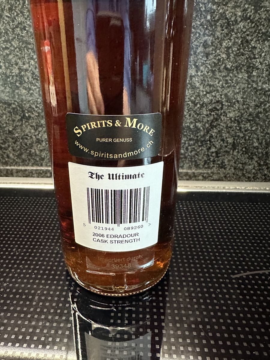 Bevande alcoliche: Edradour 2006 The Ultimate, Cask Strength, Highland Malt – Nuovo (secondo la descrizione) da Stansstad venduto da Dalmatinerhjf 4