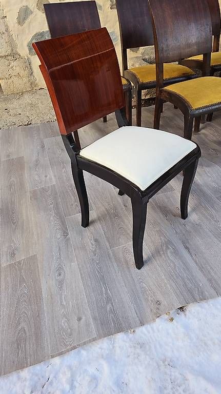 Stühle: Chaises art deco palissandre des indes  – Gebraucht aus Mollens VD von espritartdeco 3