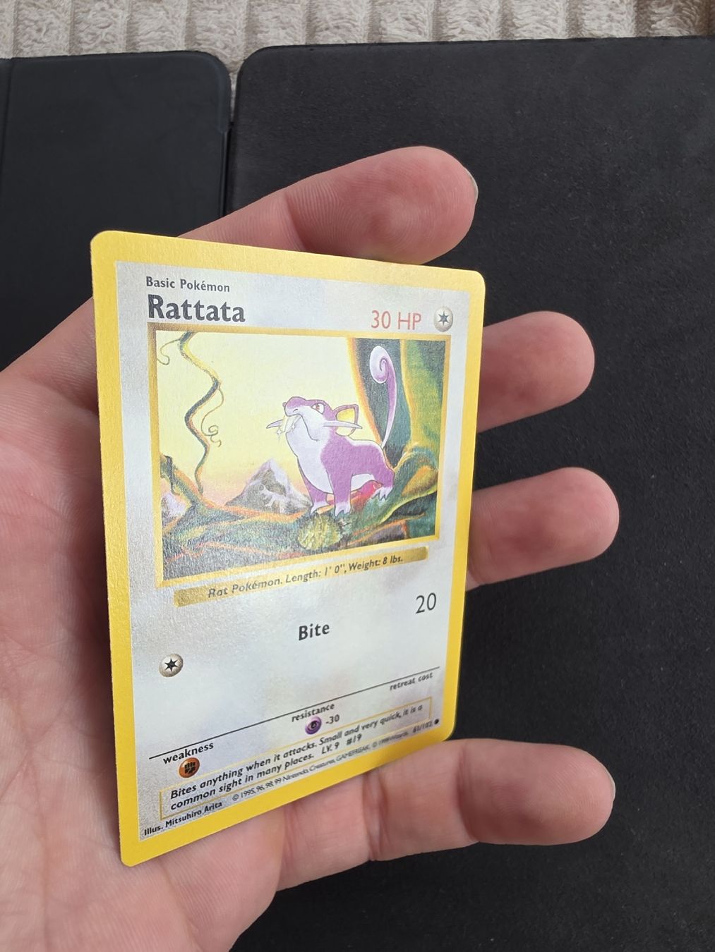 Pokémon Carte collezionabili: Pokémon Rattata Karte Shadowless Base Set – Usato da oberbuchsiten venduto da thug4 1